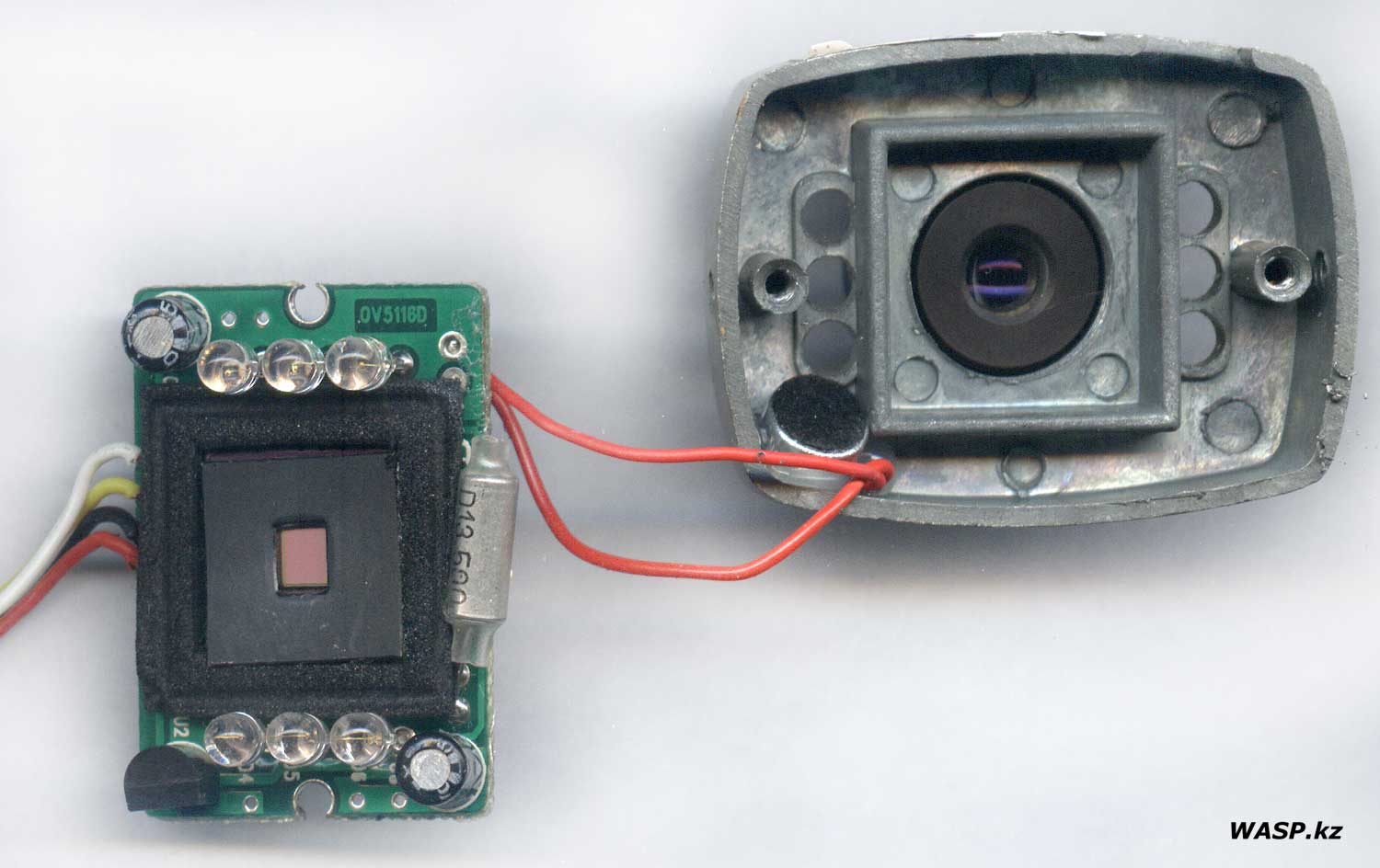 QuanAn QA-883 разборка аналоговой видеокамеры QuanAn QA-883 разборка аналоговой видеокамеры