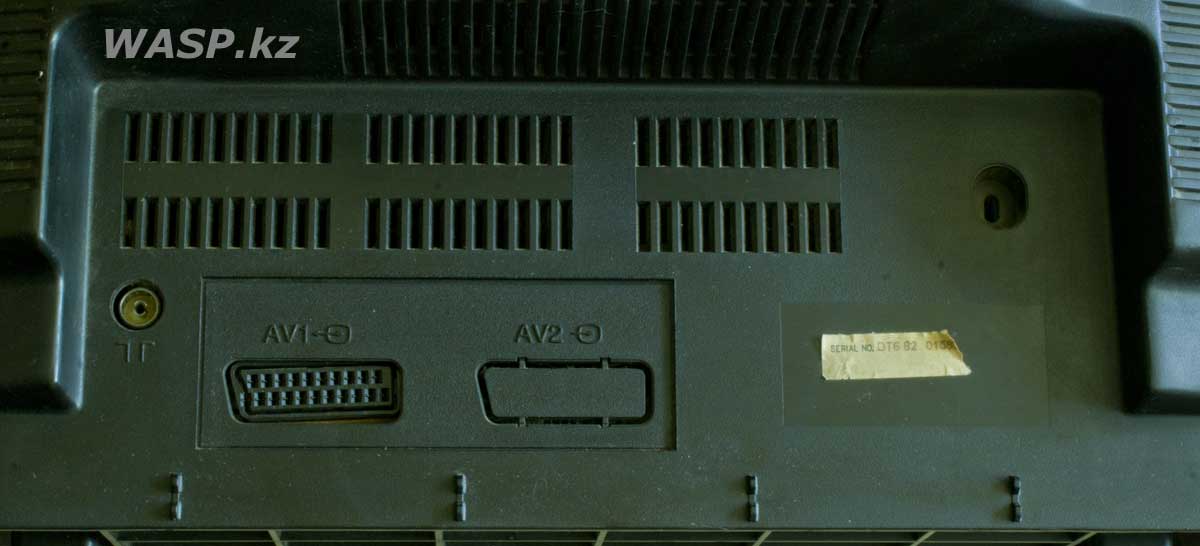 Daewoo 20T1 разъемы на задней панели ТВ Daewoo 20T1 разъемы на задней панели ТВ