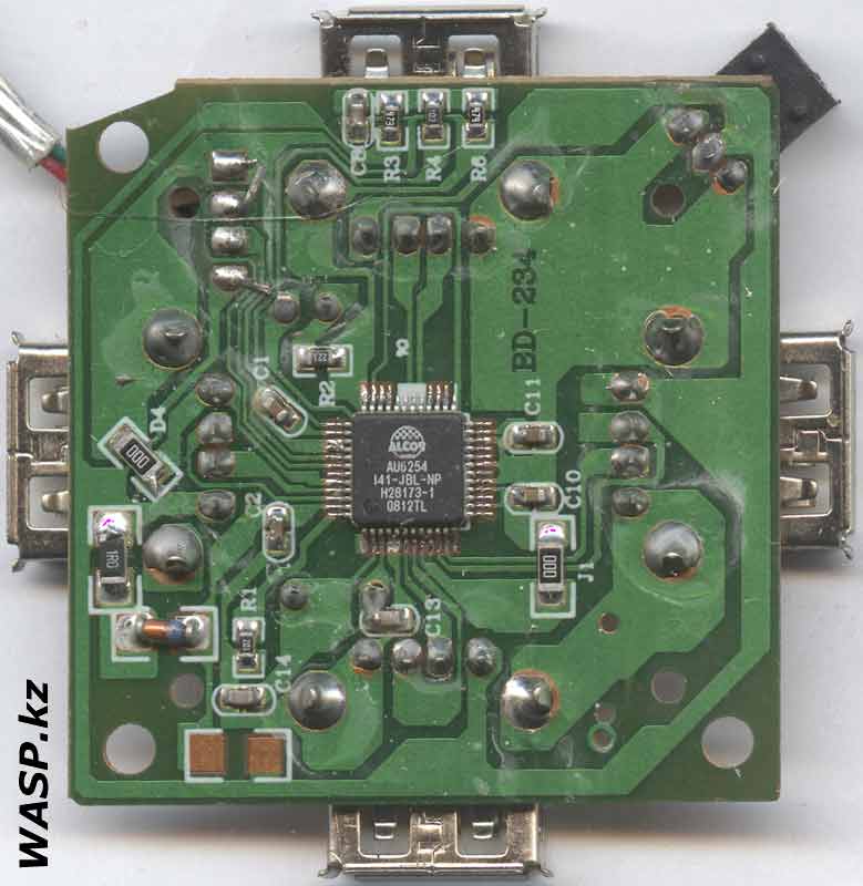BD-234 схема платы USB хаба INTEX IT-404 BD-234 схема платы USB хаба INTEX IT-404