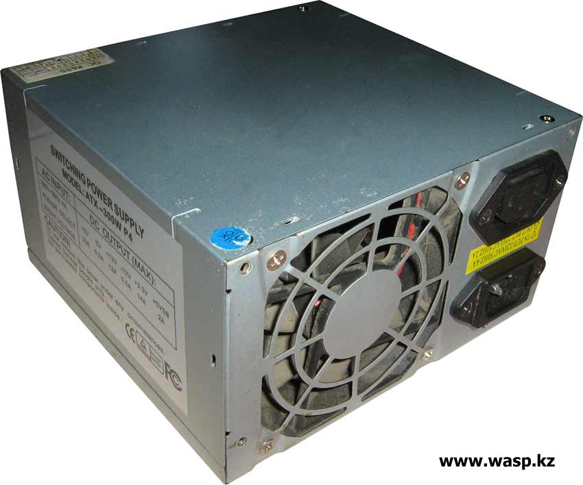 ATX-300W P4 блок питания неизвестного производителя ATX-300W P4 блок питания неизвестного производителя