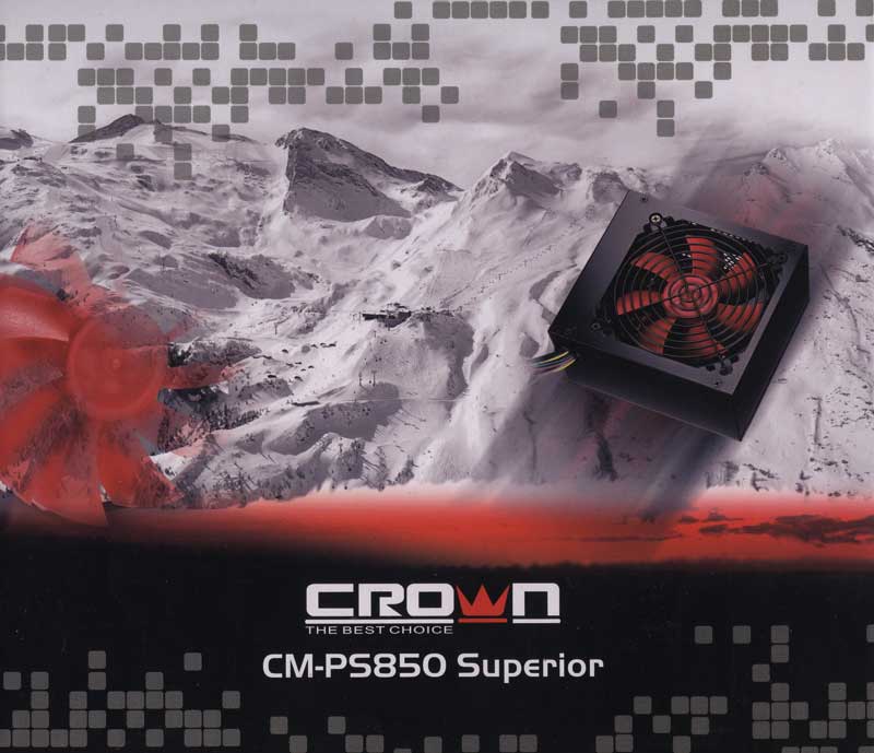Crown CM-PS850 Superior упаковка передняя сторона Crown CM-PS850 Superior упаковка передняя сторона