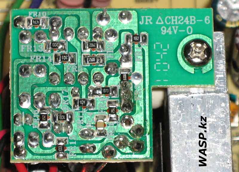 JR CH24B-6 плата оборотов вентидятора в БП JR CH24B-6 обороты вентилятора FSP ATX-450PNR