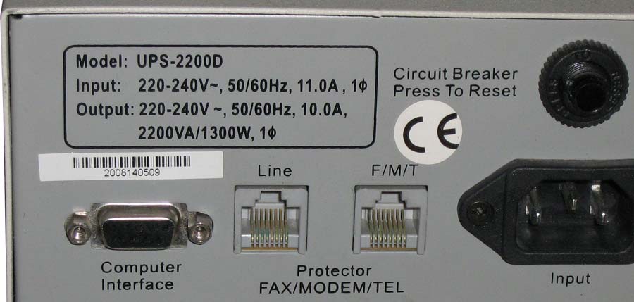 ИБП OPC UPS-2200D ИБП OPC UPS-2200D