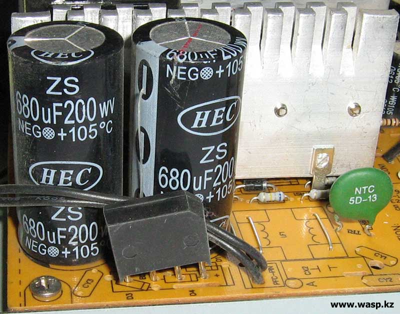 ремонт Codegen 450W SP конденсаторы HEC на входе ремонт Codegen 450W SP конденсаторы HEC на входе