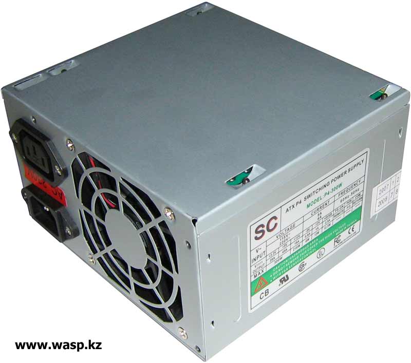 Компьютерный блок питания SC ATX модель P4-300W Компьютерный блок питания SC ATX модель P4-300W