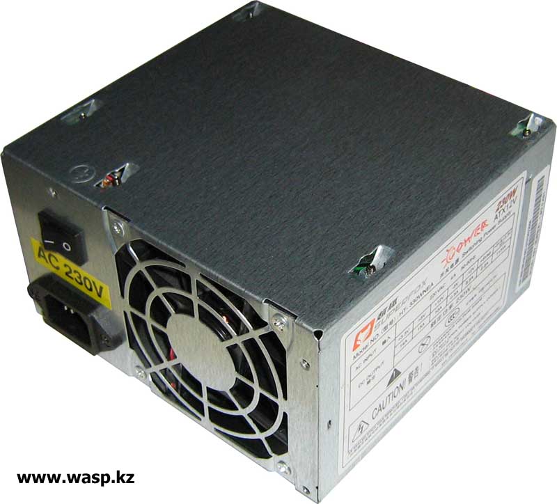 Superfox HT-330WNEA блок питания Компьютерный блок питания Superfox HT-330WNEA 230W ATX12V