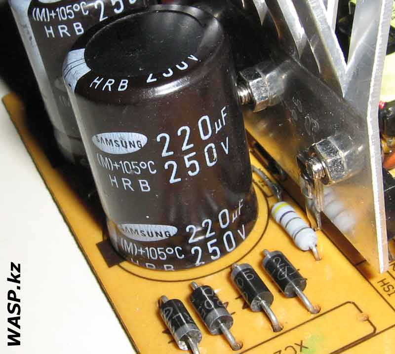 Xin Hai XH-300 входные конденсаторы и диоды Xin Hai XH-300 входные конденсаторы и диоды