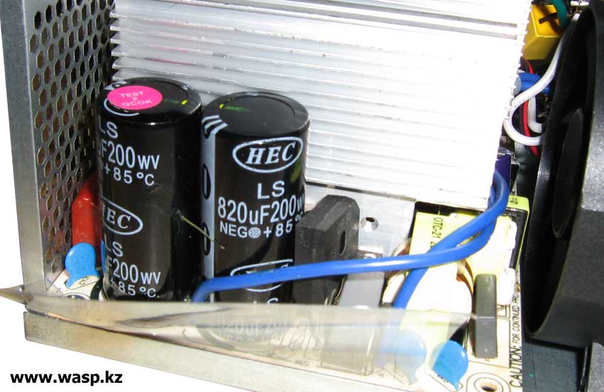 конденсаторы HEC в KME Safe Power PL450 400W конденсаторы HEC в KME Safe Power PL450 400W
