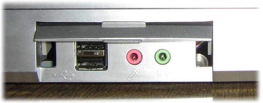 USB разъемы и аудио выходы на корпусе Orion 8681 USB разъемы и аудио выходы на корпусе Orion 8681