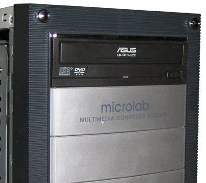 размещение привода в недорогом кейсе Microlab M4109 размещение привода в недорогом кейсе Microlab M4109