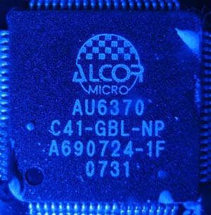 AU6370 C41-GBL-NP контроллер кардридера микросхема