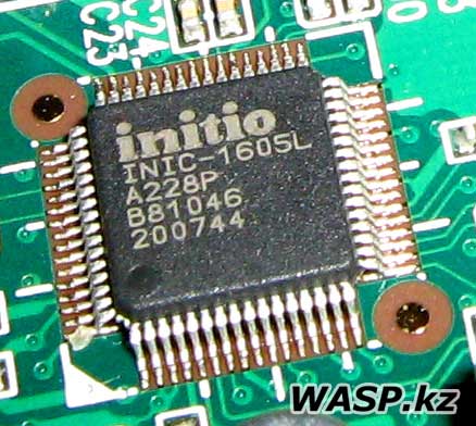 Initio Inic-160SL A228P B81046 микросхема, обзор Initio Inic-160SL A228P B81046 микросхема, обзор