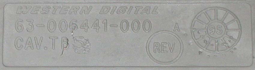 63-006441-000 CAV.TB5 Rev. A отливка на корпусе HDD 63-006441-000 CAV.TB5 Rev. A отливка на корпусе HDD