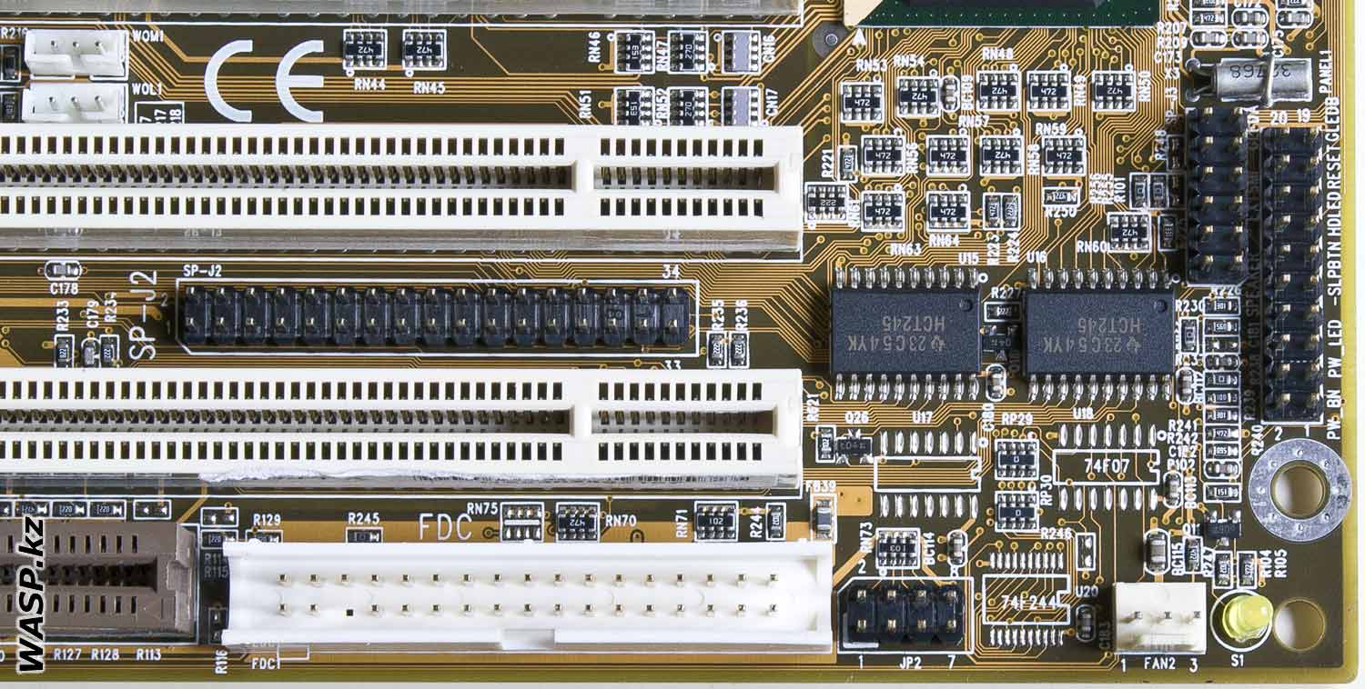 Acorp 694TA REV:1.0 все основные элементы матплаты Acorp 694TA REV:1.0 все основные элементы матплаты