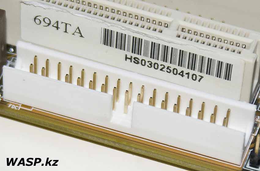 Acorp 694TA REV:1.0 разъем FDD и наклейка Acorp 694TA REV:1.0 разъем FDD и наклейка