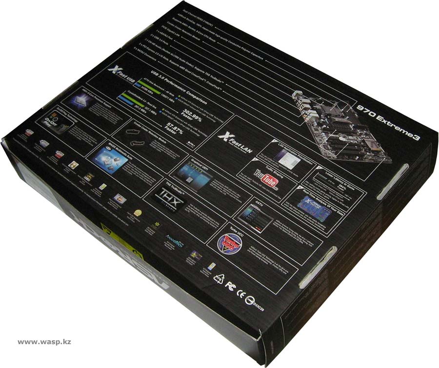 коробка ASRock 970 Extreme3 коробка ASRock 970 Extreme3
