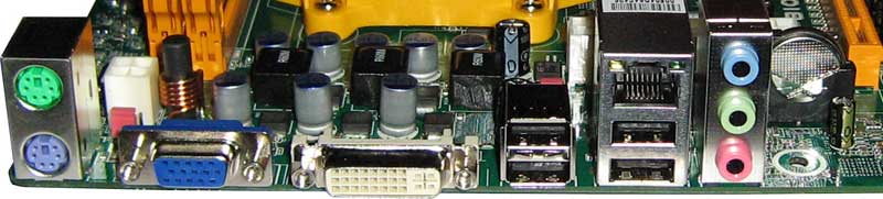 Biostar GF8100 M2+ SE разъемы Biostar GF8100 M2+ SE разъемы