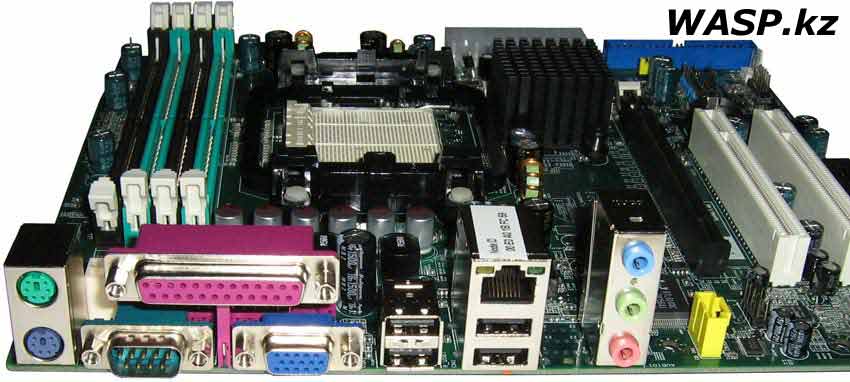 Материнская плата Colorful C.N61G Socket AM2 Материнская плата Colorful C.N61G Socket AM2 выходы