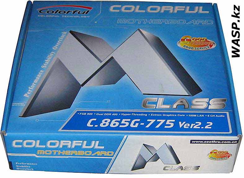 колорфул материнская плата Colorful C.865G-775 колорфул материнская плата Colorful C.865G-775 Ver2.2