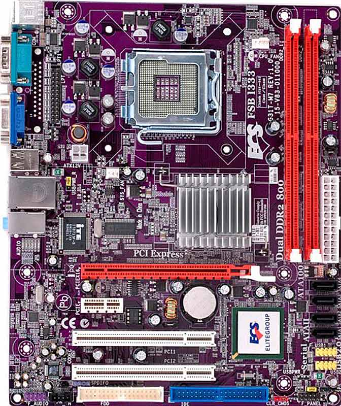 большое фото ECS Elitegroup G31T-M7 большое фото ECS Elitegroup G31T-M7