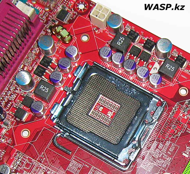 сокет и питание материнская плата MSI P45 Neo-F сокет и питание материнская плата MSI P45 Neo-F