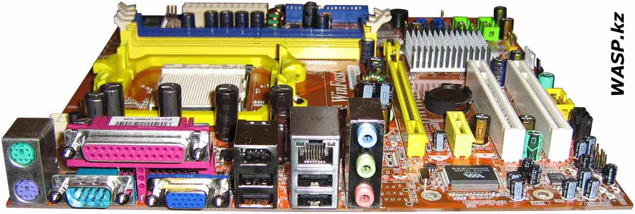 Foxconn WinFast MCP61SM2MA-ERS2H разъемы WinFast MCP61SM2MA-ERS2H разъемы I/O