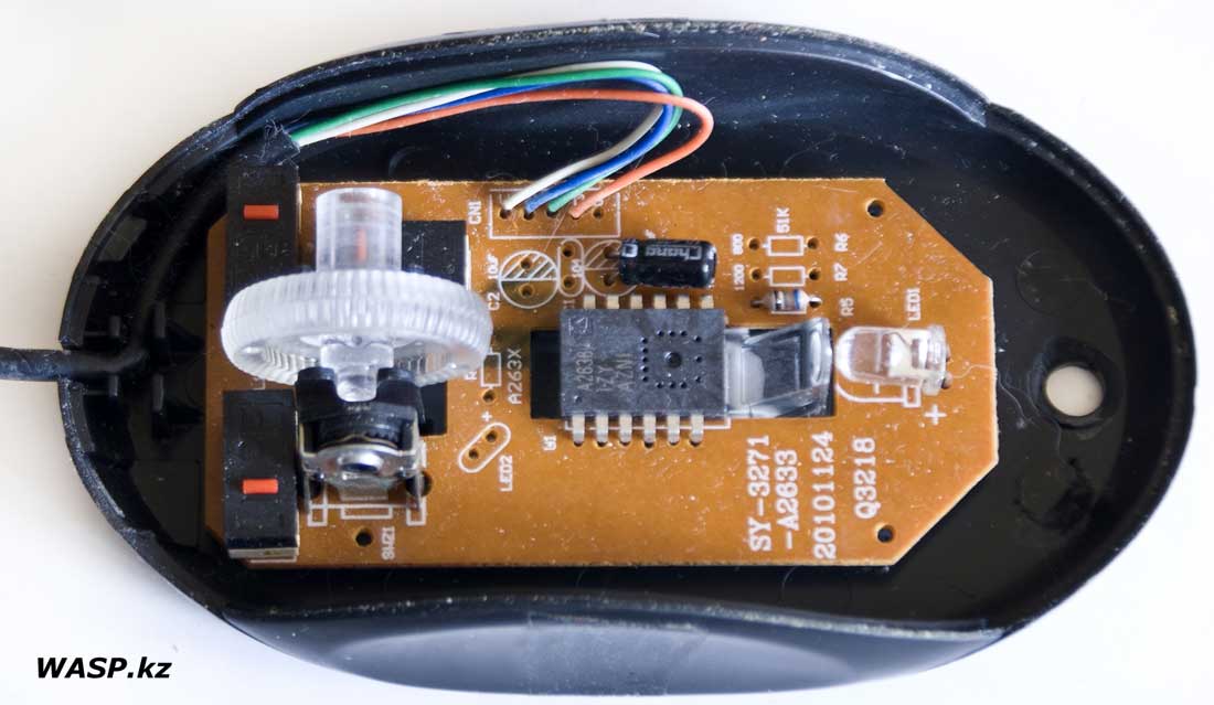 Genius разборка безымянной USB мыши Genius разборка безымянной USB мыши