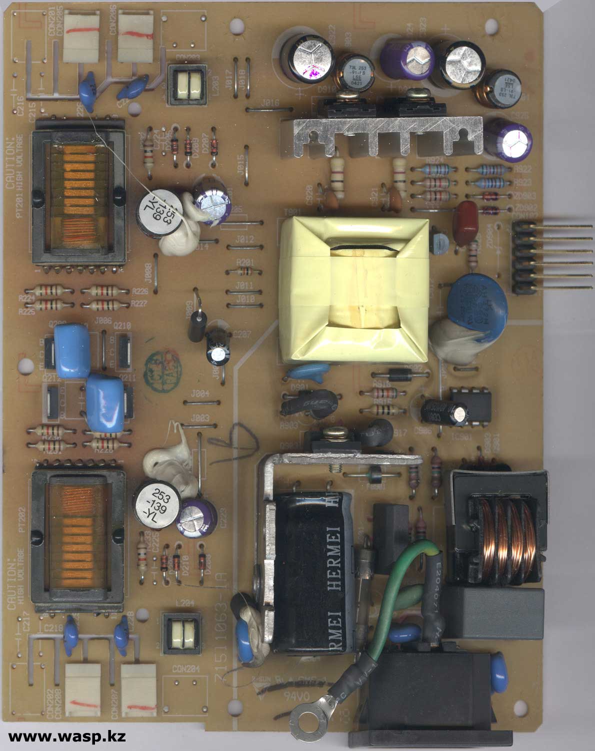 схема БП и инвертора 71511063-1A монитор Fujitsu Siemens B17-1 схема БП и инвертора 71511063-1A монитор Fujitsu Siemens B17-1