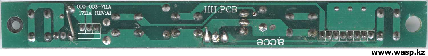 плата управления 1711A REV:A1, HH.PCB, acce на ЖК мониторе китайском плата управления 1711A REV:A1, HH.PCB, acce на ЖК мониторе китайском