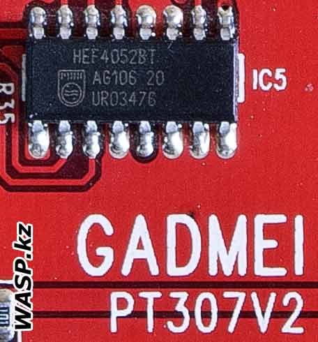 HEF4052BT полное описание ТВ-тюнера GADMEI PT307V2 HEF4052BT полное описание ТВ-тюнера GADMEI PT307V2