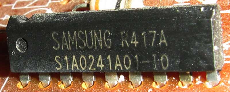 Микросхема Samsung S1A0241A01 аналог КА22241 Микросхема Samsung S1A0241A01 аналог КА22241