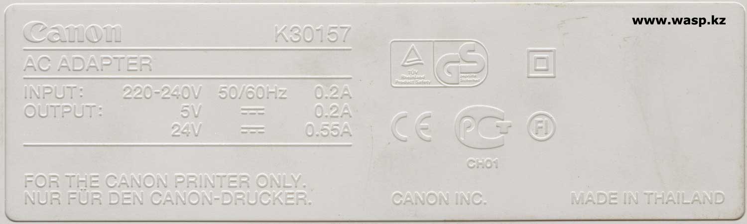 Canon K30157 блок питания на принтер 5 вольт и 24 вольта Canon K30157 блок питания на принтер 5 вольт и 24 вольта