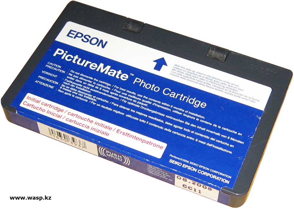 Разборка картриджа Epson Picture Mate Photo Cartridge в иллюстрациях Разборка картриджа Epson Picture Mate Photo Cartridge в иллюстрациях