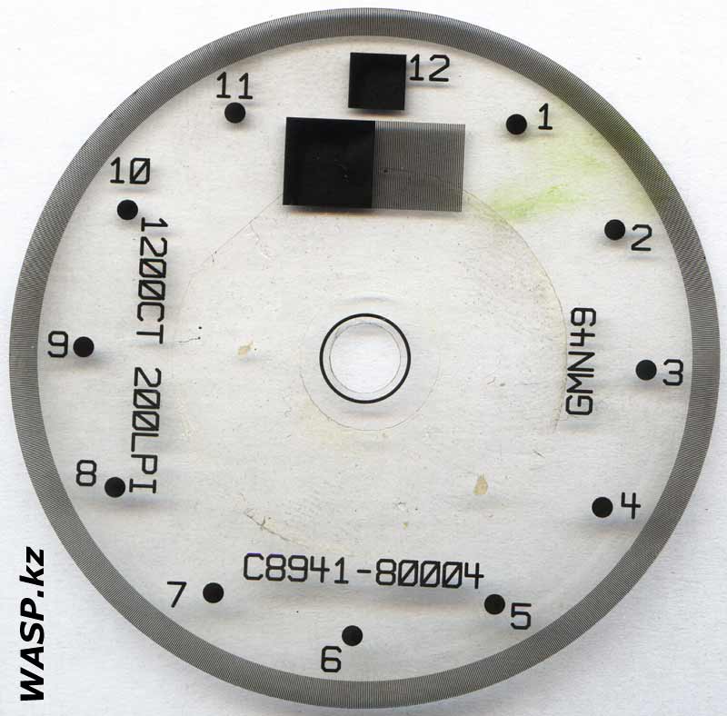 C8941-80004 GM49 1200CT 200LPI диск позиционера C8941-80004 GM49 1200CT 200LPI диск позиционера