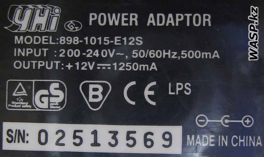 YHi 898-1015-E12S блок питания для сканера HP YHi 898-1015-E12S блок питания для сканера HP