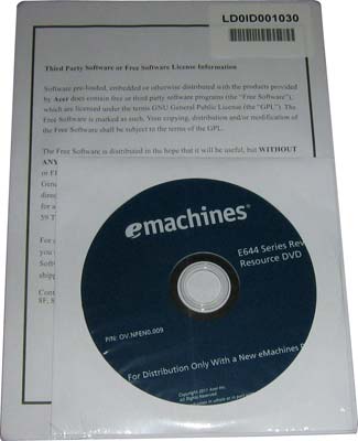 eMachines E644 и E644G - Обсуждение и отзывы