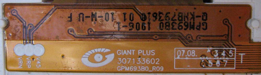 Giant Plus GPM693B0 R09 Giant Plus GPM693B0 R09