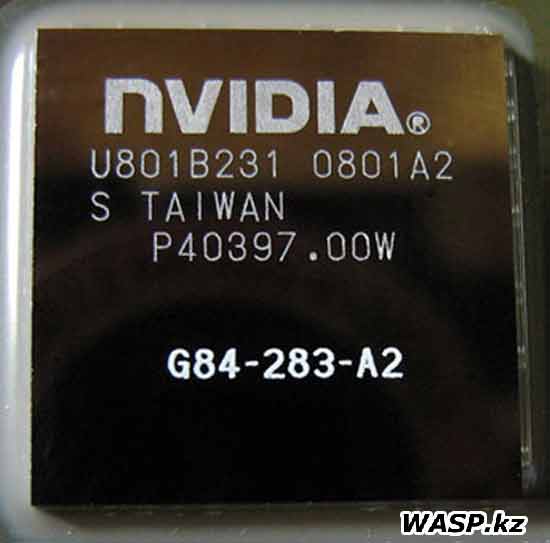 NVIDIA G84-283-A2 кристалл GPU NVIDIA G84-283-A2 кристалл GPU