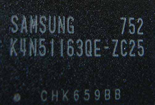 Samsung 752 K4N51163QE-ZC25 чип памяти Samsung 752 K4N51163QE-ZC25 чип памяти