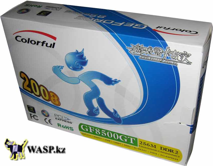 Colorful GeForce 8500GT коробка Colorful GeForce 8500GT коробка