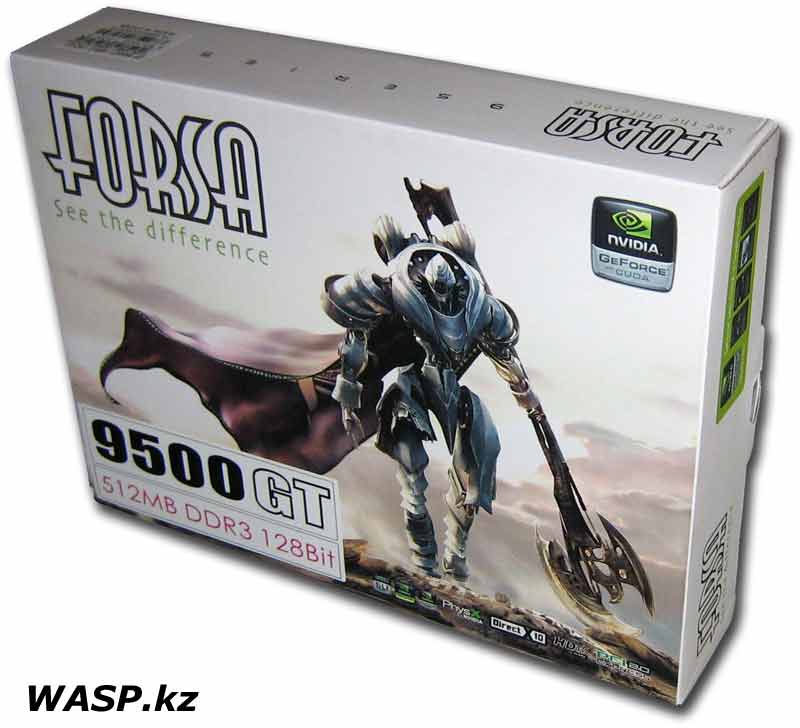 box videocards Forsa GF 9500GT box videocards Forsa GF 9500GT