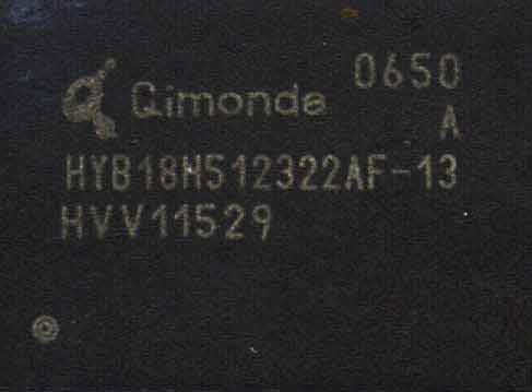 chip RAM Qimonda HYB18H512322AF-13 chip RAM Qimonda HYB18H512322AF-13
