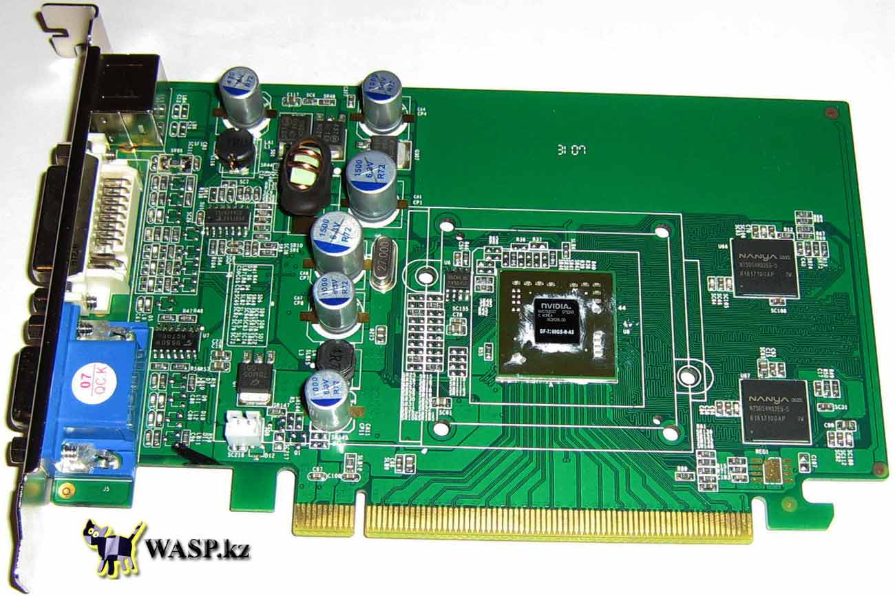 GeForce 7300 GS разбираем видеокарту GeForce 7300 GS разбираем видеокарту