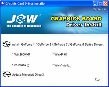 J&W GeForce 8600GT установка JWN86GT-2563-DVT J&W GeForce 8600GT установка JWN86GT-2563-DVT