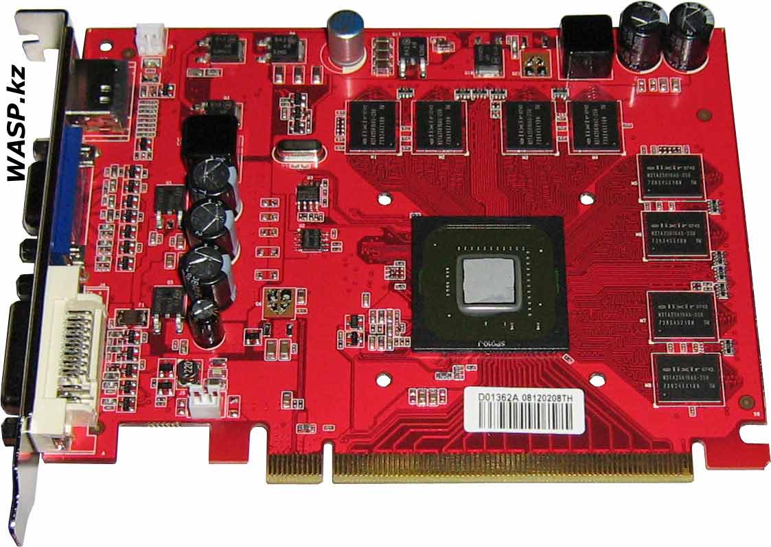 Palit GeForce 9400GT Super кулер снят Видеокарта Palit GeForce 9400GT Super без кулера