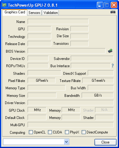 Cirrus Logic CL-GD5446 в программе GPU-Z не определился Cirrus Logic CL-GD5446 в программе GPU-Z не определился