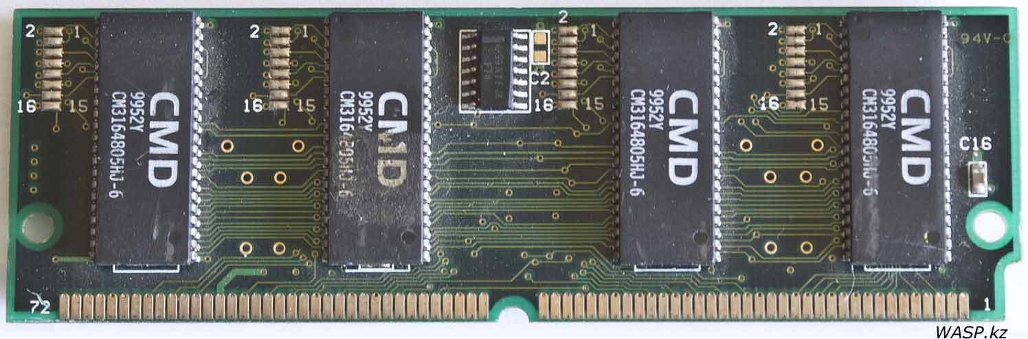 CMD CM3164805HJ-6 ОЗУ SIMM обзор и описание CMD CM3164805HJ-6 ОЗУ SIMM обзор и описание где применялась