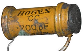 Фильтрующий конденсатор HOGES 1930 годы, Германия Фильтрующий конденсатор HOGES 1930 годы, Германия