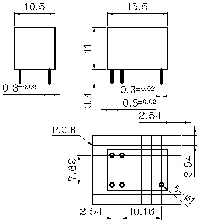 DIMENSIONS (Unit: mm) DIMENSIONS (Unit: mm)