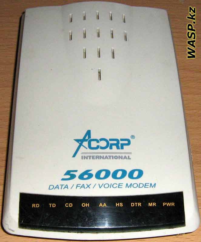 Acorp M-56EMS-2 внешний аналоговый модем Acorp M-56EMS-2 внешний аналоговый модем